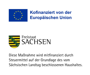Logo EU Förderung Freistaat Sachsen